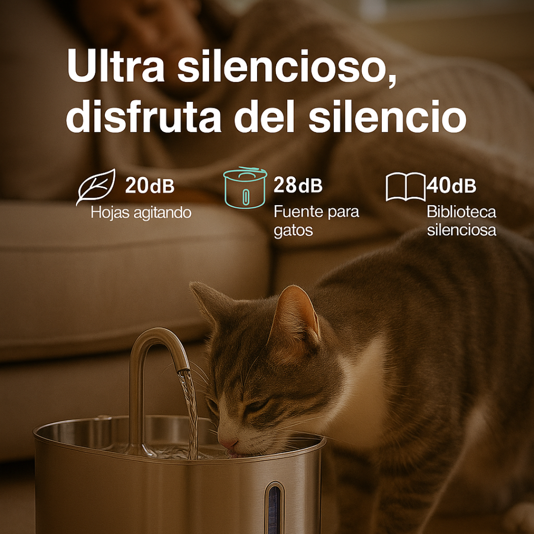Fuente Acero Inoxidable Purrify™
